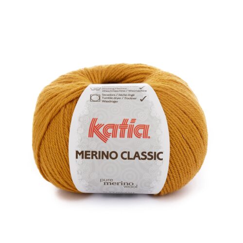 ovillo de merino classic merino superwash y acrílico color 71 ocre