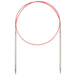Aguja circular fija de 2.50 milímetros y cable de 80 centímetros de la marca addi especiales para calcetines