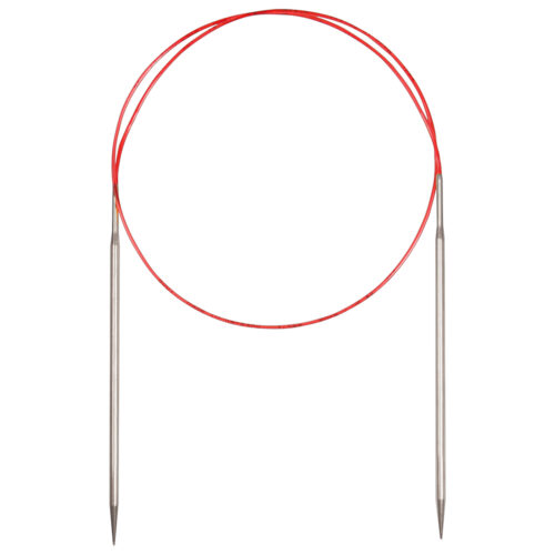 Aguja circular fija de 2.50 milímetros y cable de 80 centímetros de la marca addi especiales para calcetines