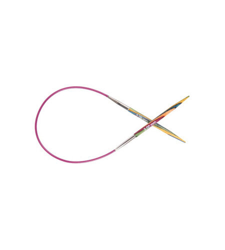 agujas circulares fijas de madera de 25 cm de la marca symfonie Knitpro especiales para calcetines, mangas y bebe