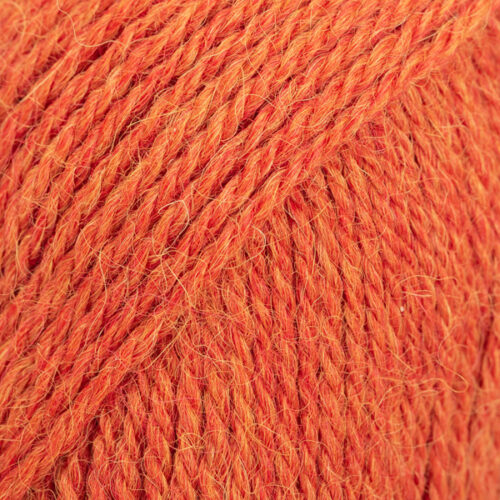 ovillo de lana de alpaca de la marca drops y color 2925 cobrizo
