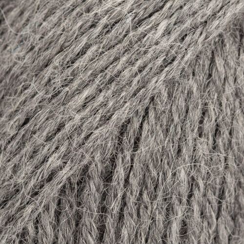 ovillo de lana de alpaca de la marca drops y color 517 gris medio