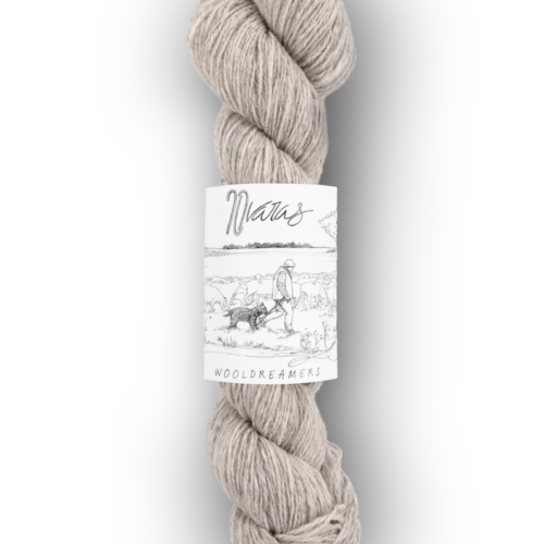 skein of Spanish transhumant wool 50 grams and 225 meters in Cloud color