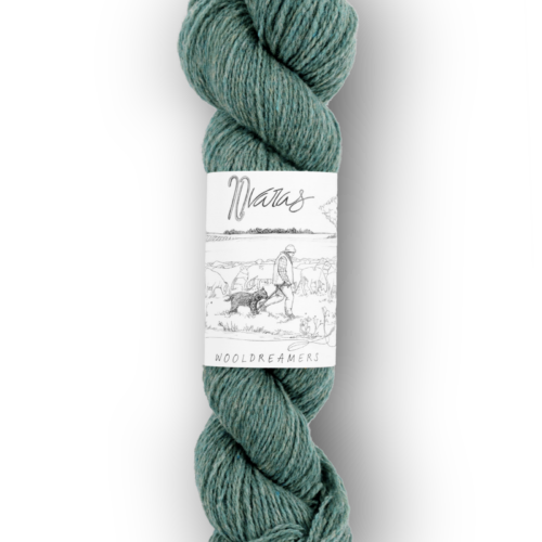 skein of Spanish transhumant wool 50 grams and 225 meters in Sea color