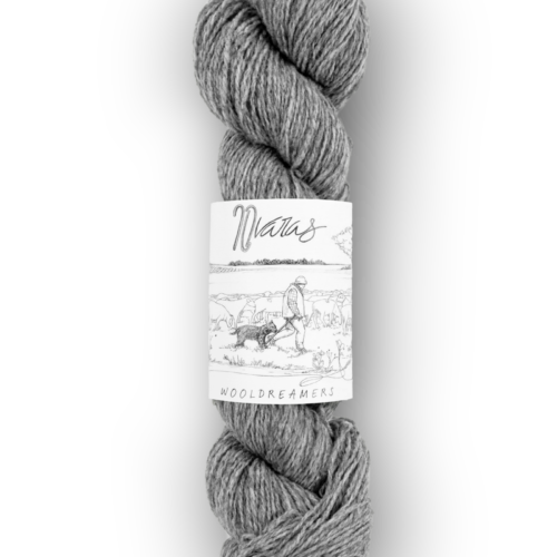 skein of Spanish transhumant wool 50 grams and 225 meters in Stone color