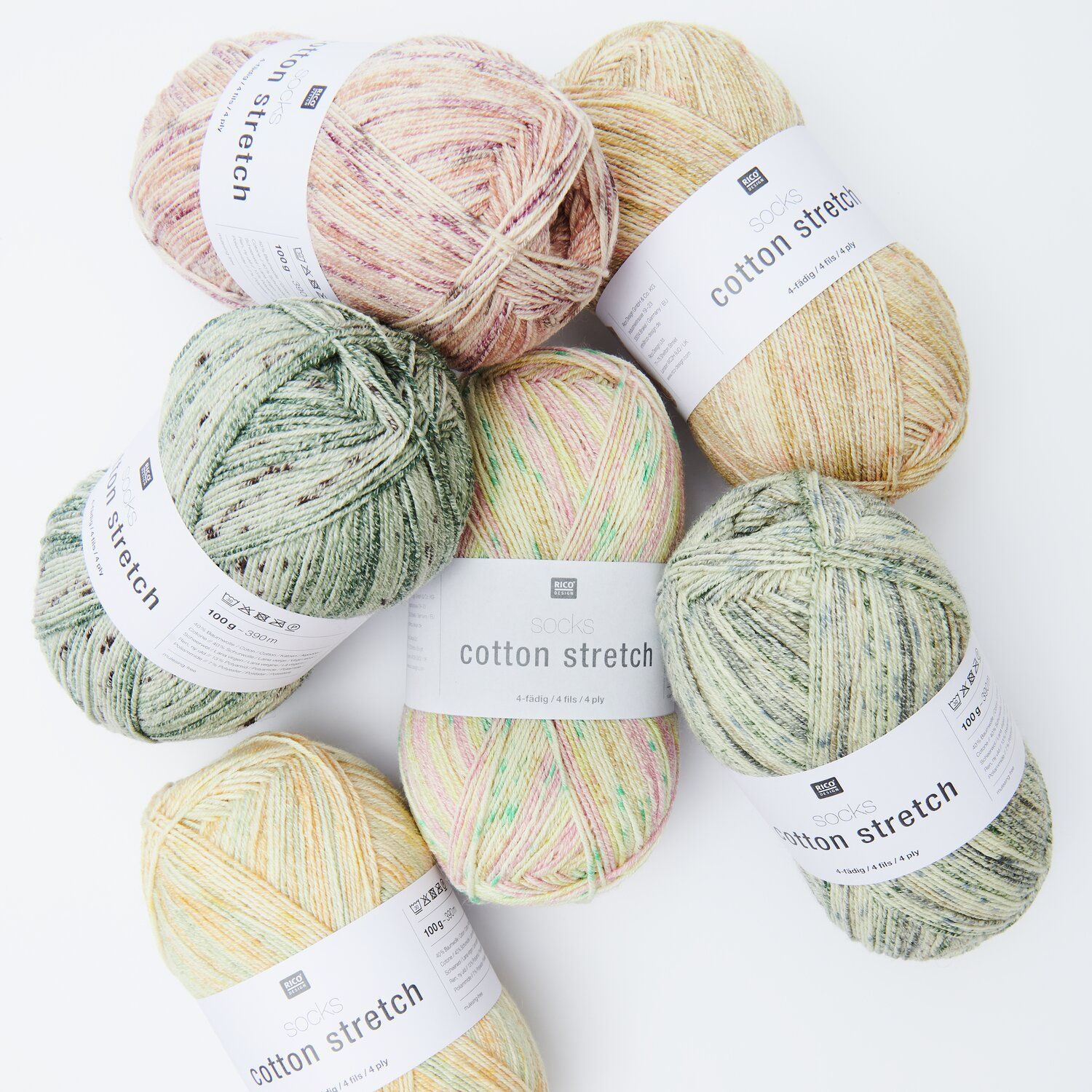 1193964-383416.200_AW_Q_1920x1920 Sock Cotton Stretch 4 ply - Rico Design - Imagen 1