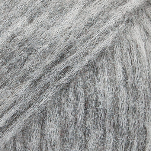 ovillo de lana, alpaca y poliamida de 50 gramas y 150 metros en grosor aran en color 04 gris medio