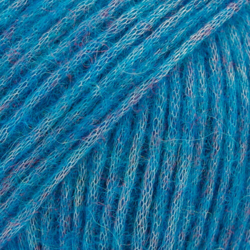 ovillo de lana, alpaca y poliamida de 50 gramas y 150 metros en grosor aran en color 11 azul pavo