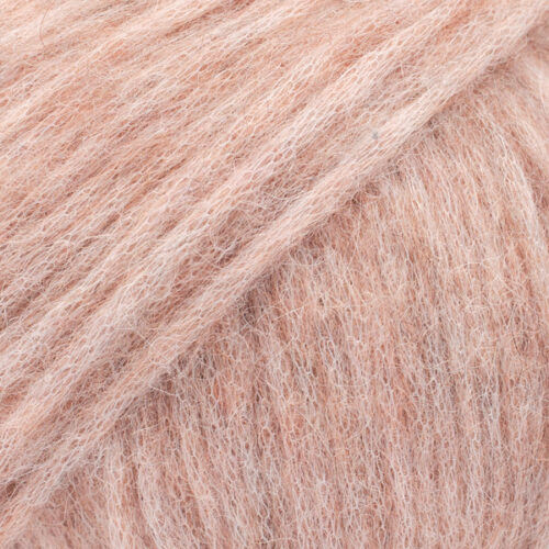 ovillo de lana, alpaca y poliamida de 50 gramas y 150 metros en grosor aran en color 34 mármol rosa