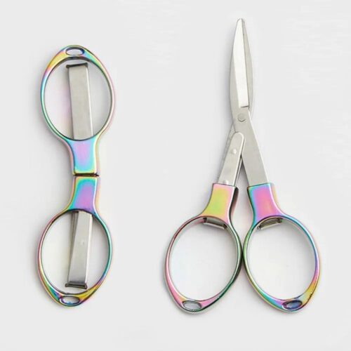 Tijeras plegables arcoiris de la colección Mindful de la marca KnitPro