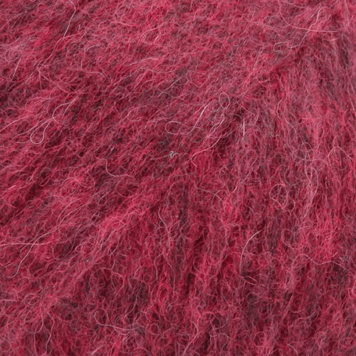 ovillo de lana, alpaca y poliamida de 50 gramas y 150 metros en grosor aran en color 07 rojo rubí